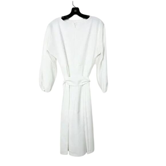 SACHIN + BABI Dress Size 14 Evening Gown NEW Annie Ivory Knee Length Sash - Picture 5 of 11